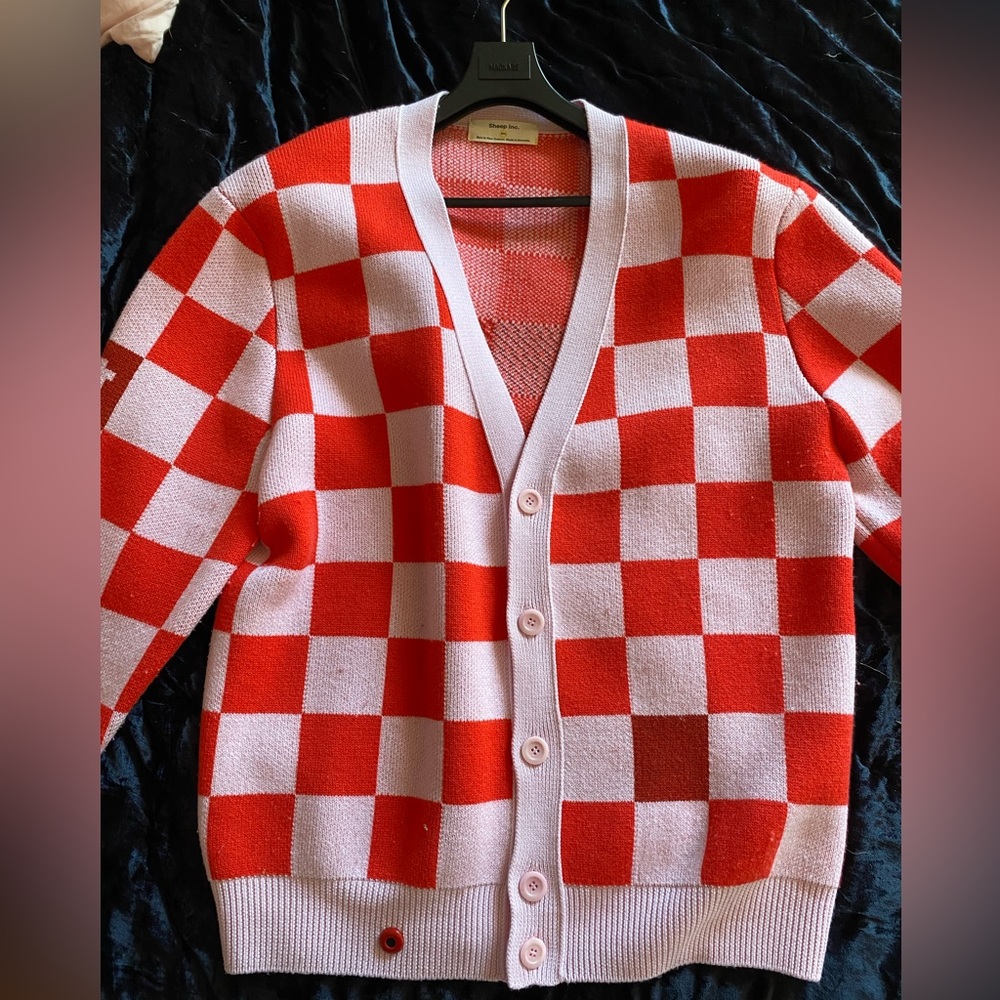 Sheep Inc. New Zealand Brand XXL Pink and Red Sweater